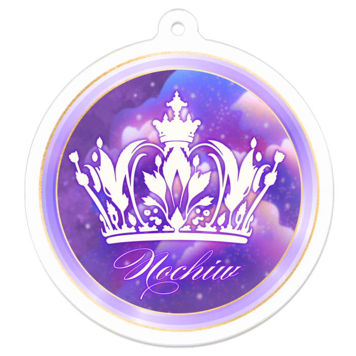 アクリルキーホルダー（コーティング） - 50 x 50 (mm)