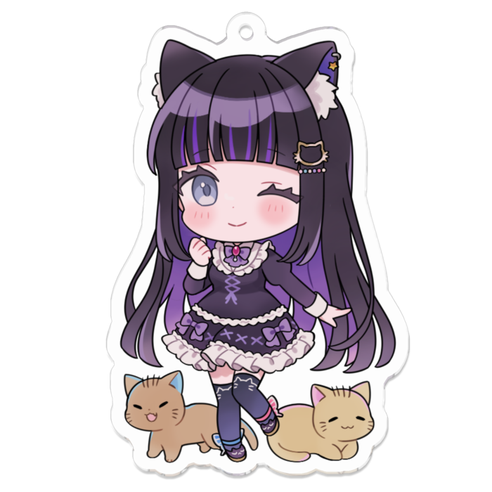 Mサイズ(ウィンク)♡ 70 x 70 (mm)