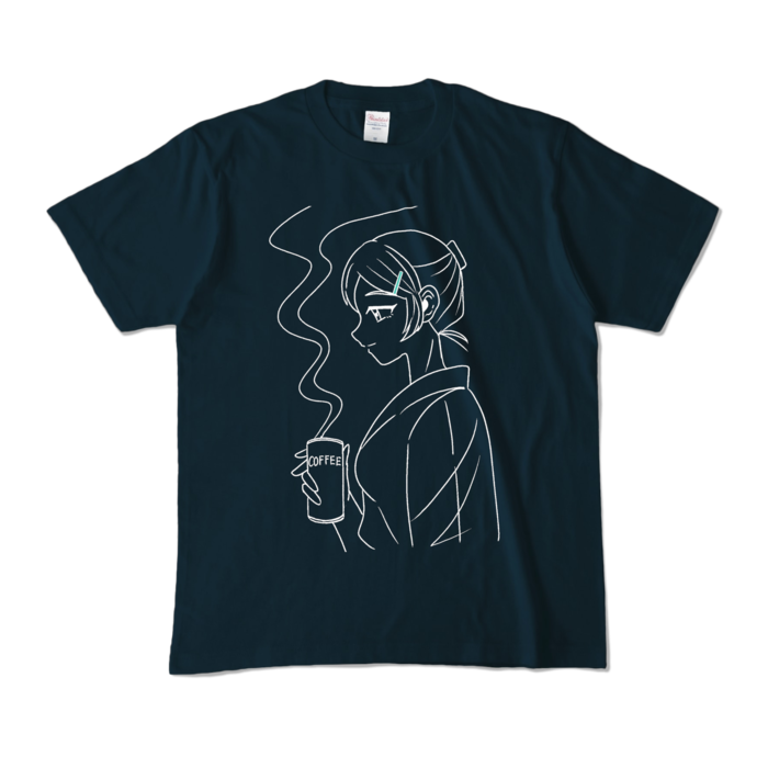 カラーTシャツ - M - ネイビー (濃色)