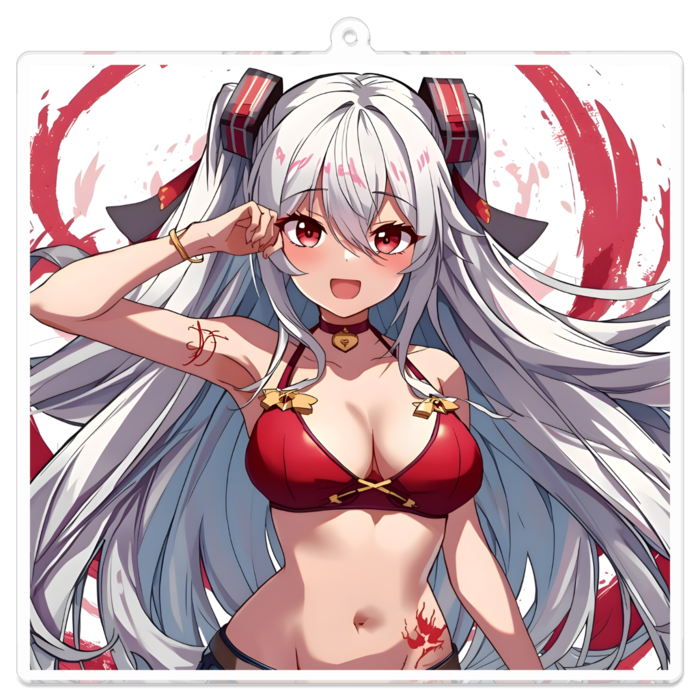 アクリルキーホルダー - 100 x 100 (mm)