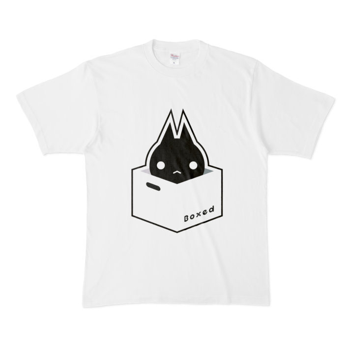 【白Ｔ】黒：XL