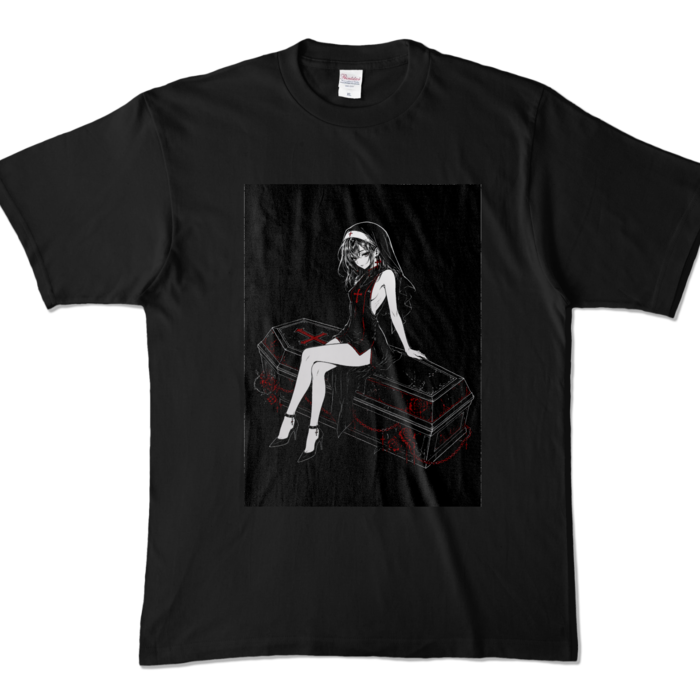 カラーTシャツ - XL - ブラック (濃色)