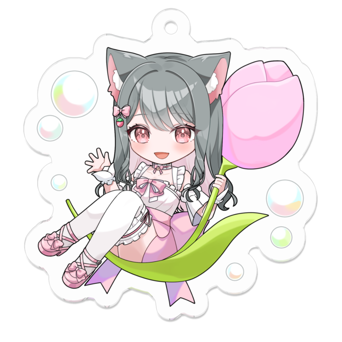 アクリルキーホルダー - 50 x 50 (mm)