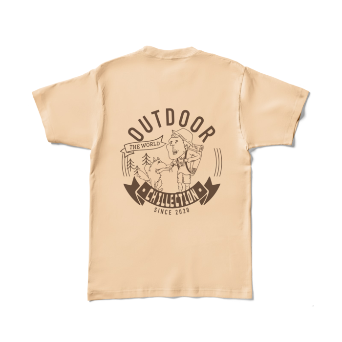 カラーTシャツ - L - ナチュラル (淡色)