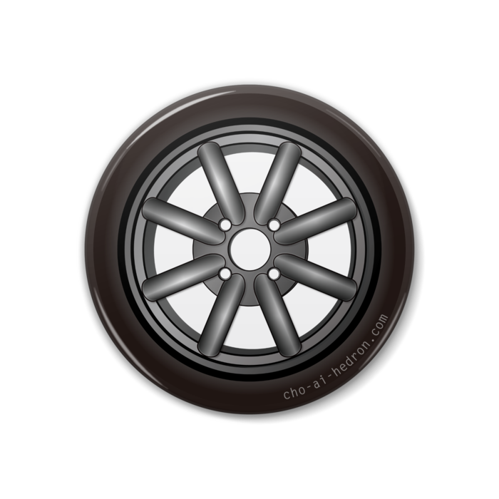 ワタナベ　缶バッジ - 38mm