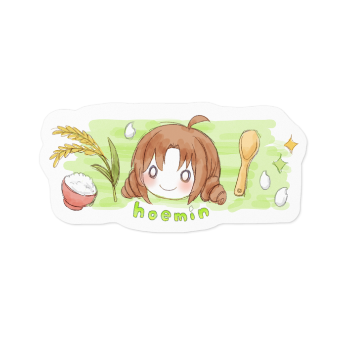 ステッカー白 - 100 x 100 (mm)
