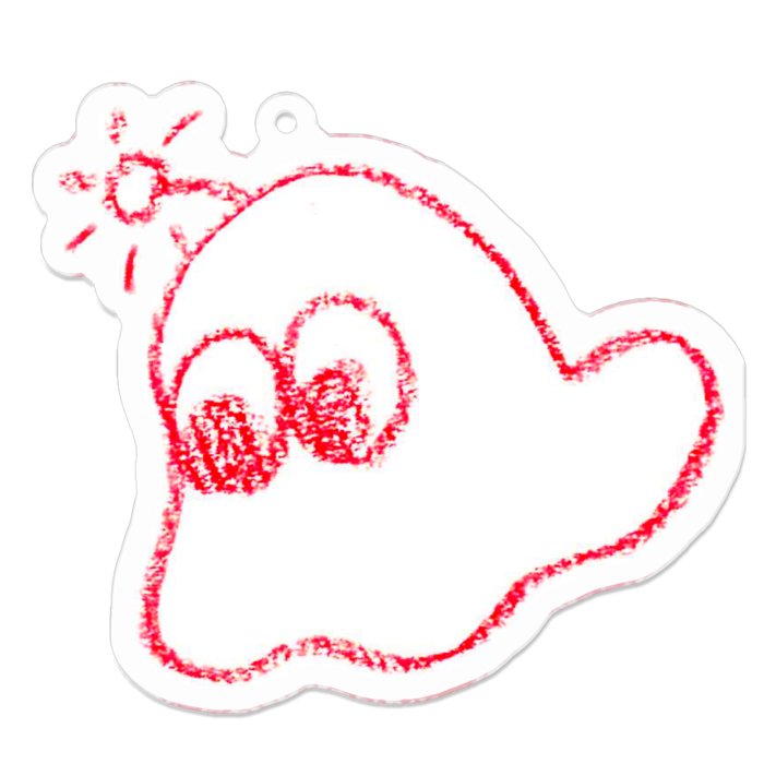 アクリルキーホルダー - 70 x 70 (mm)