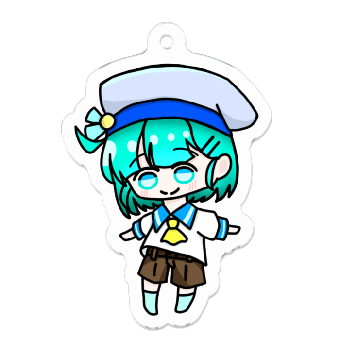 アクリルキーホルダー - 50 x 50 (mm)