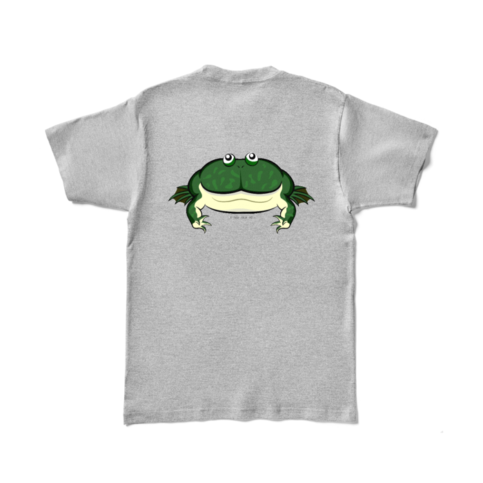 カラーTシャツ - L - 杢グレー (濃色)