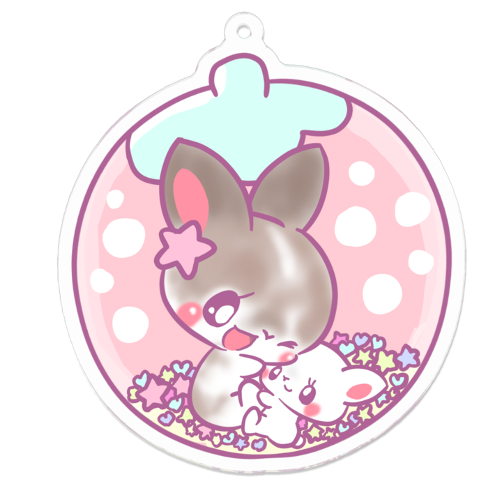 アクリルキーホルダー - 70 x 70 (mm)