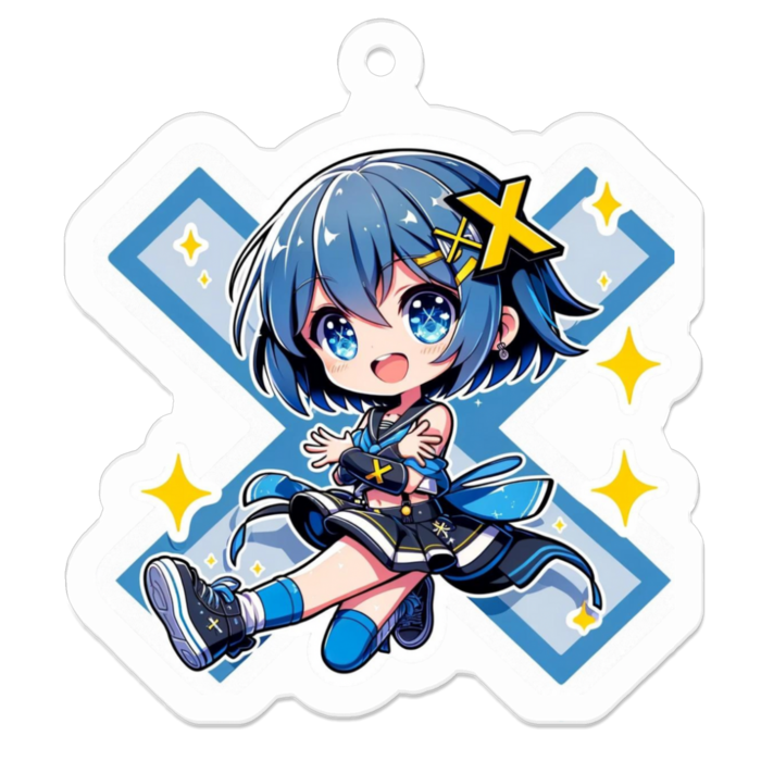 アクリルキーホルダー - 50 x 50 (mm)