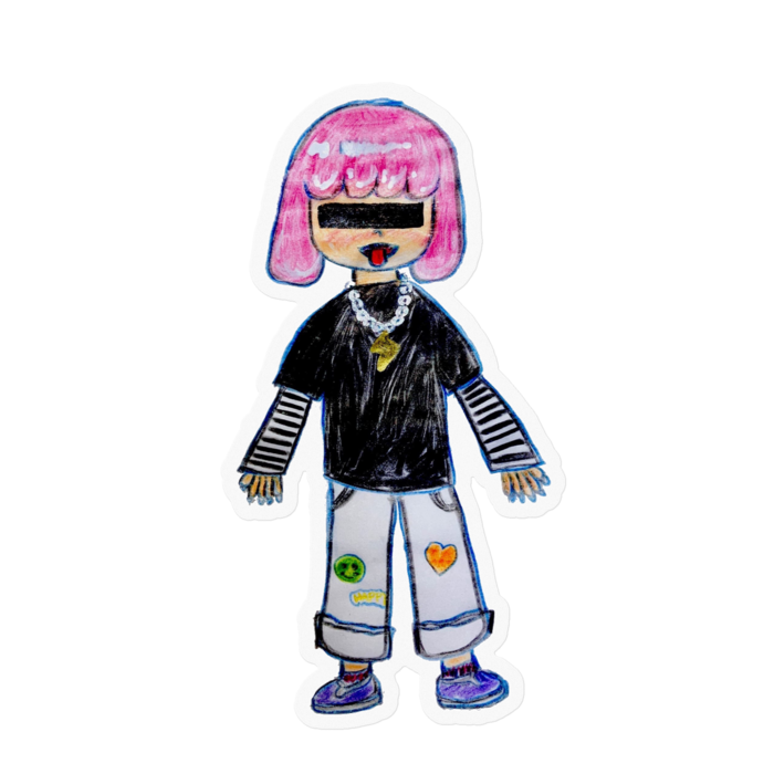 ステッカー - 100 x 100 (mm)(1)