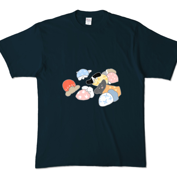 カラーTシャツ - XL - ネイビー (濃色)