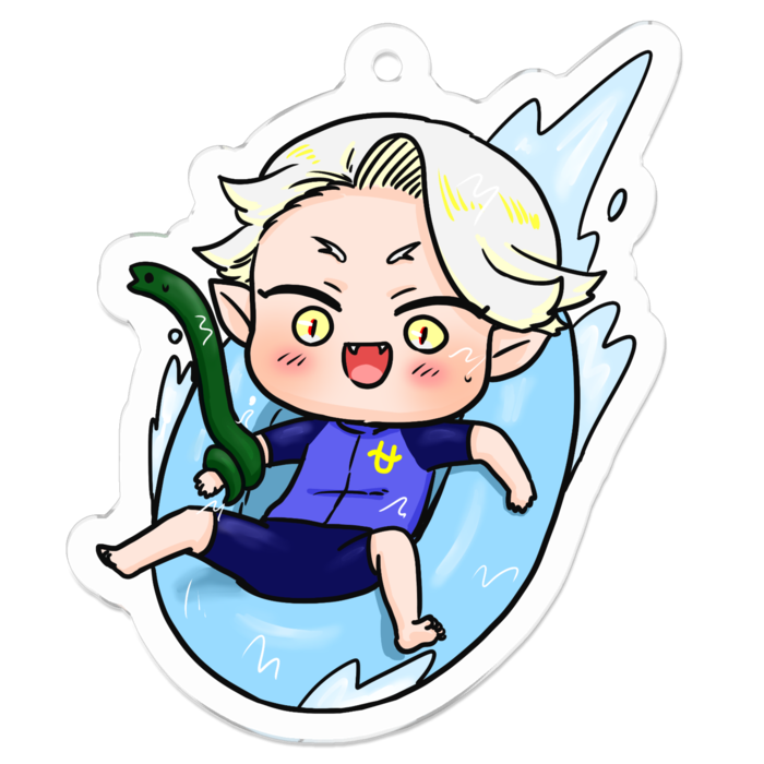 アクリルキーホルダー - 50 x 50 (mm)