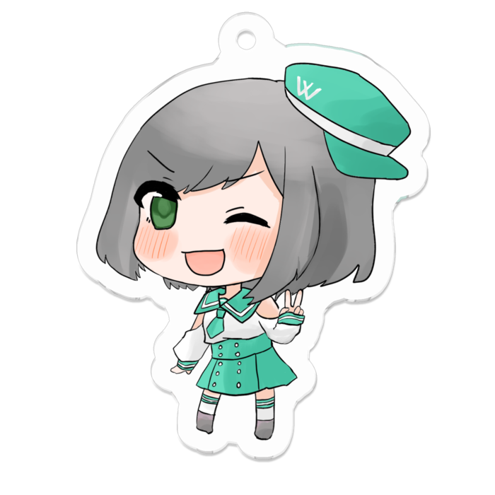 アクリルキーホルダー - 50 x 50 (mm)