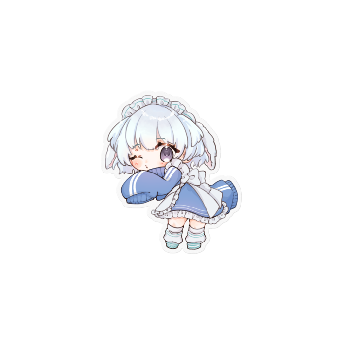 SDイラスト(通常)　ステッカー(クリア) Ver. - 160 x 160 (mm)