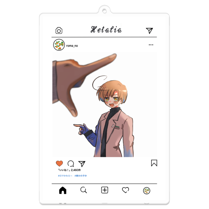 アクリルキーホルダー - 100 x 100 (mm)