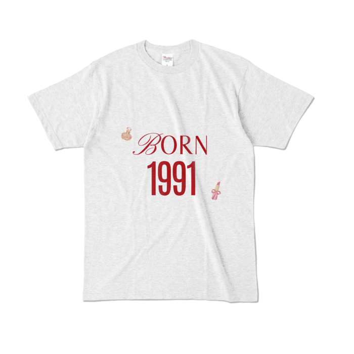 カラーTシャツ - L - アッシュ （淡色）