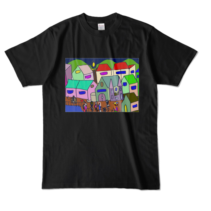 カラーTシャツ - L - ブラック (濃色)