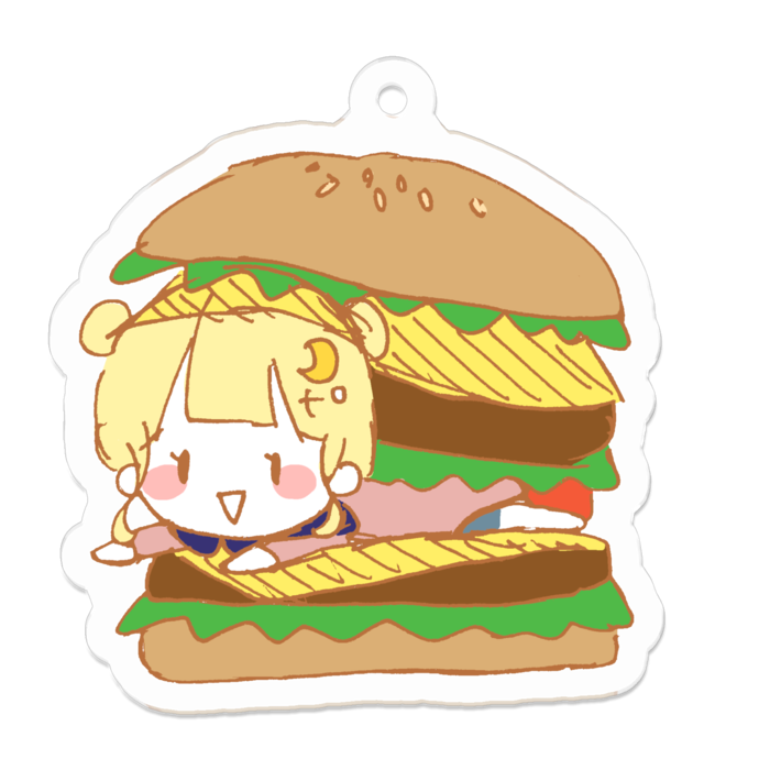 アクリルキーホルダー - 50 x 50 (mm)