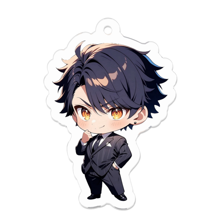 アクリルキーホルダー - 50 x 50 (mm)