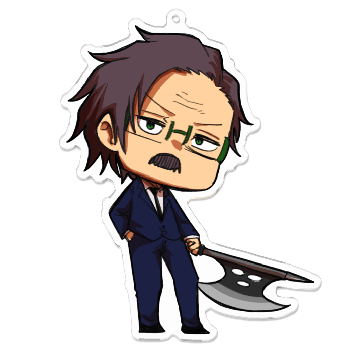 アクリルキーホルダー - 100 x 100 (mm)