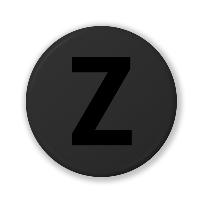 【Z(ゼット)】〈ブラック〉缶バッジ- 32mm