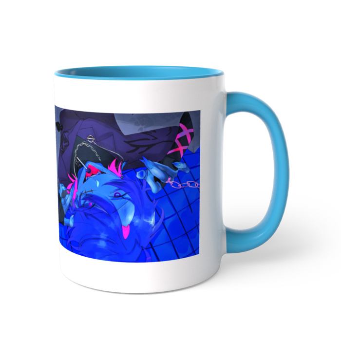 ツートンカラーマグカップ - 直径 8.2cm / 高さ 9.5cm