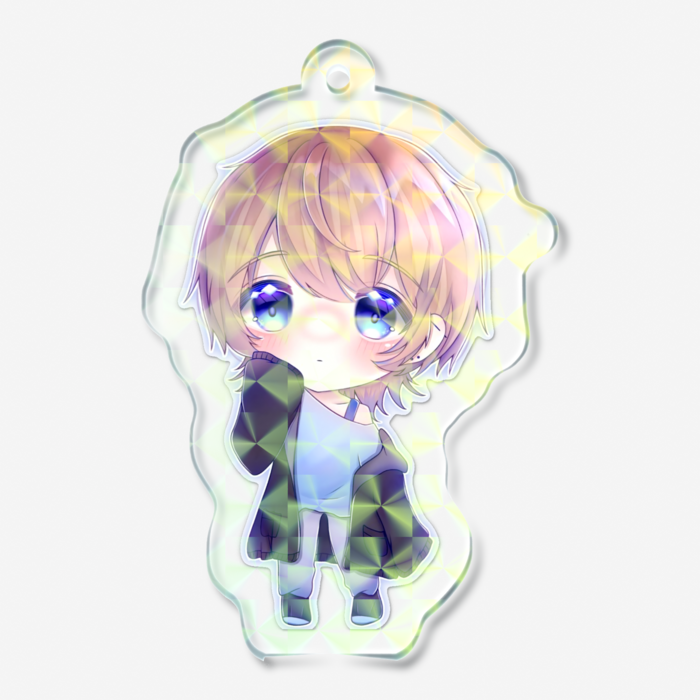 ホログラムアクリルキーホルダー - 50 × 50mm(1)