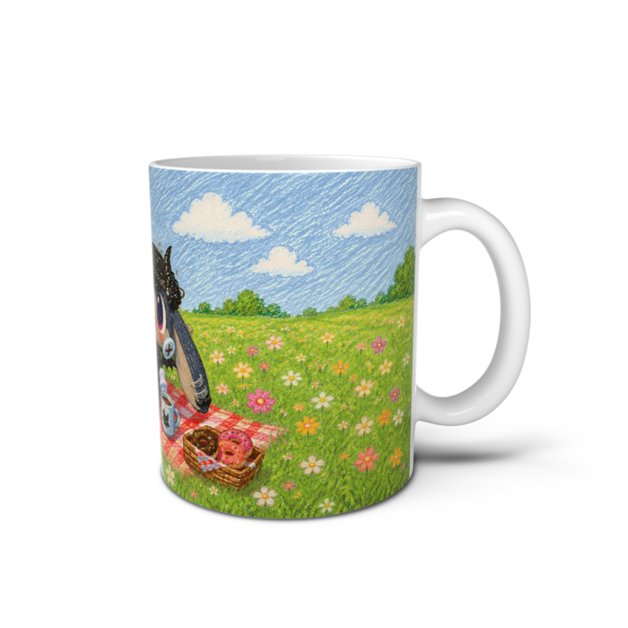 マグカップ - 直径 8 cm / 高さ 9.5 cm