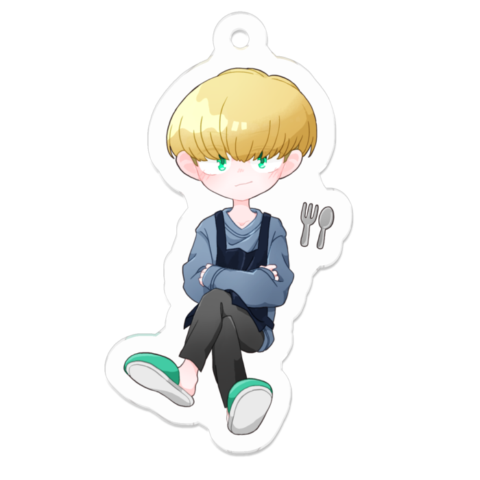 アクリルキーホルダー - 50 x 50 (mm)