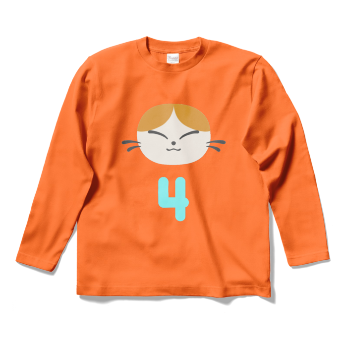 長袖Tシャツになったシク - S - オレンジ
