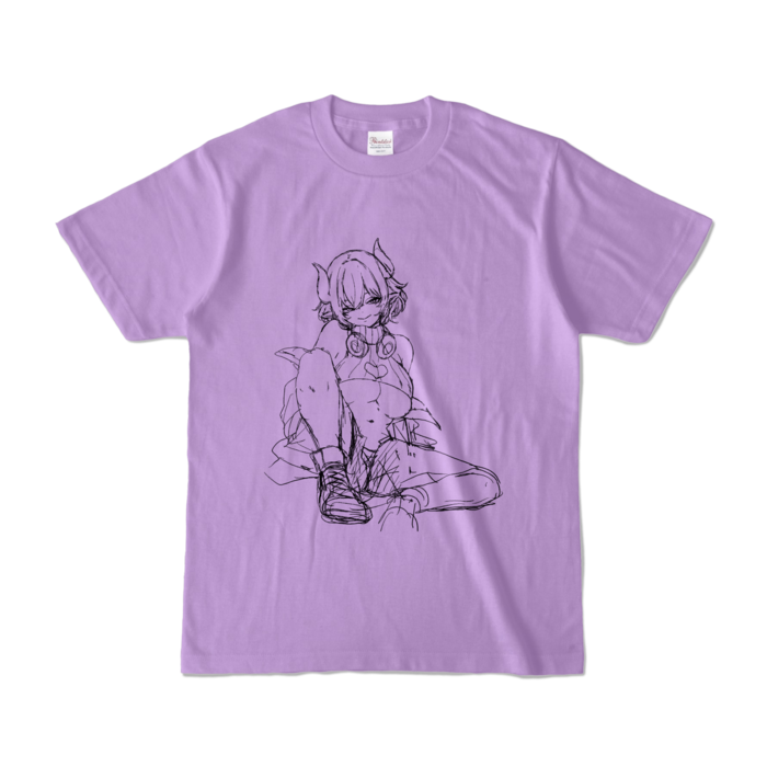 カラーTシャツ - S - ライトパープル (淡色)