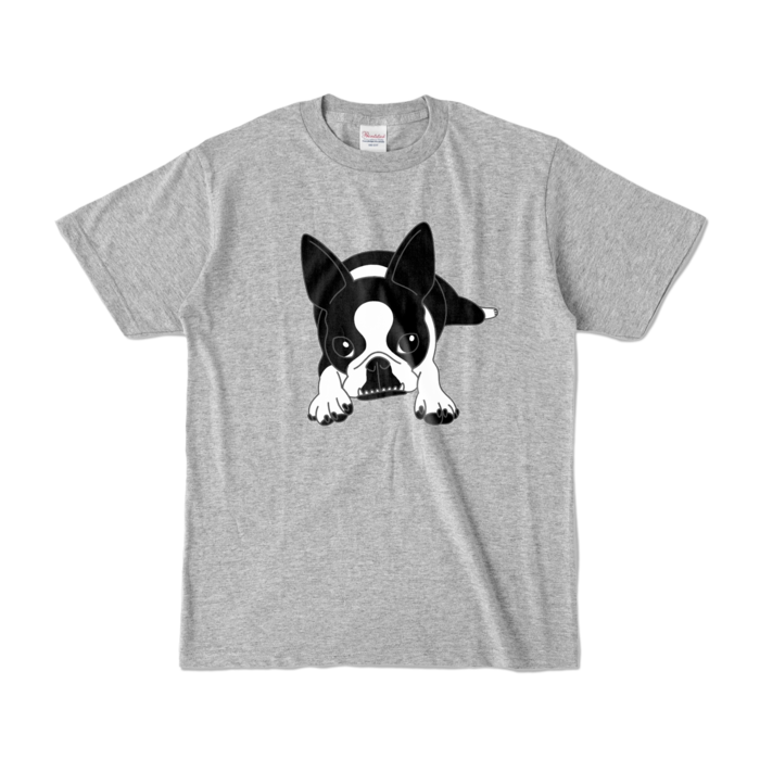 カラーTシャツ - S - 杢グレー (濃色)