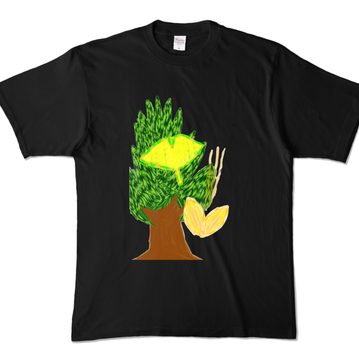 カラーTシャツ - XL - ブラック (濃色)