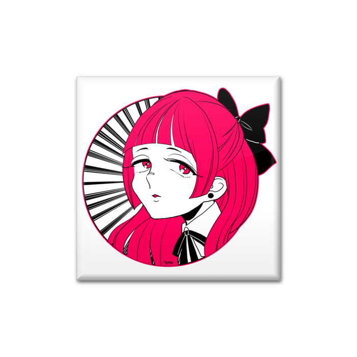 缶バッジ - 四角形40mm