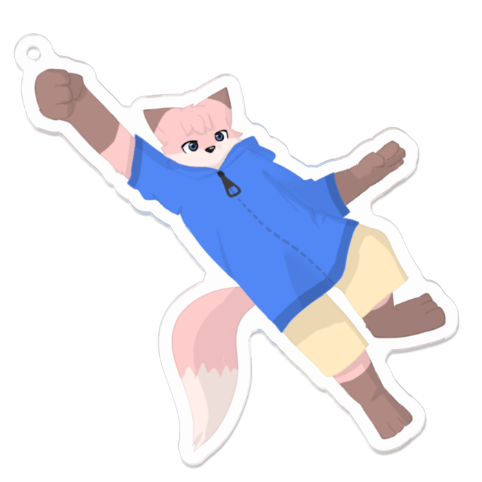 アクリルキーホルダー - 70 x 70 (mm)