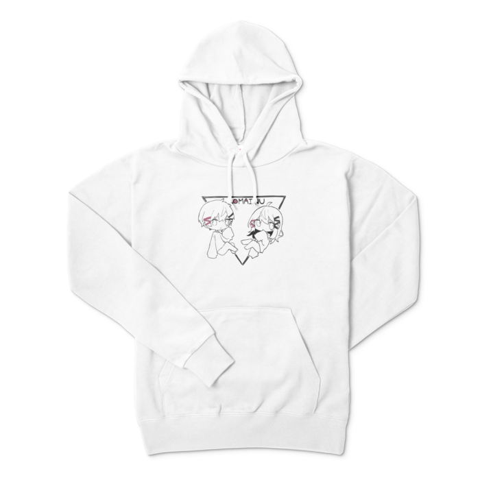 パーカーこまいぬ。 - L - ホワイト