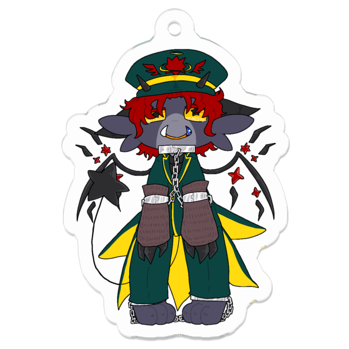 アクリルキーホルダー - 50 x 50 (mm)