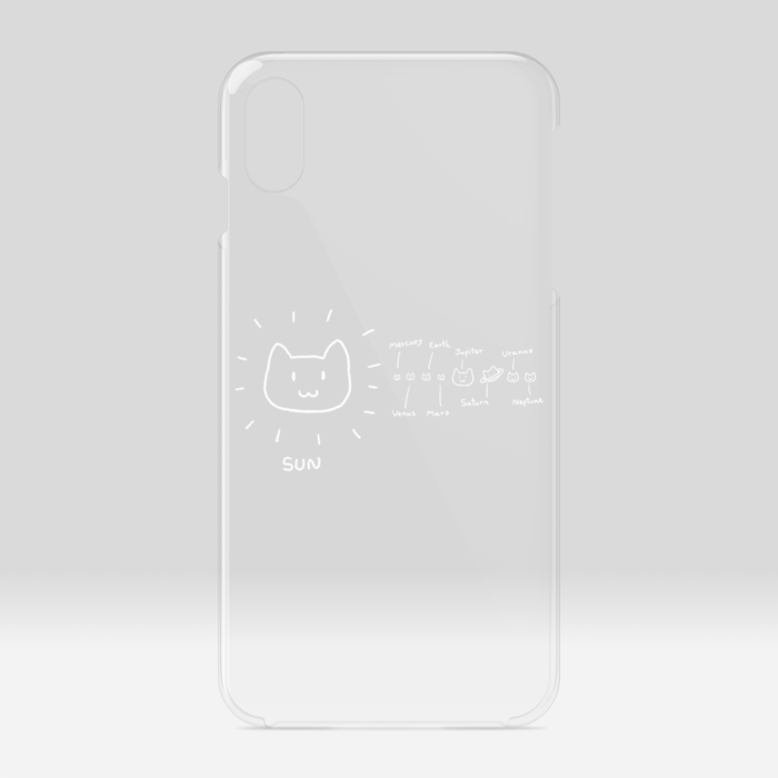 クリアiPhoneケース - iPhone XSMax