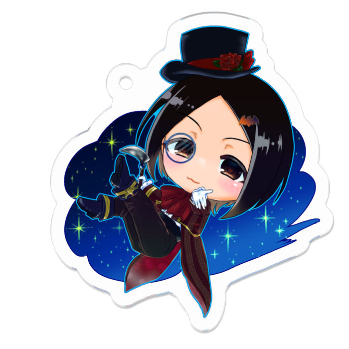 アクリルキーホルダー - 50 x 50 (mm)