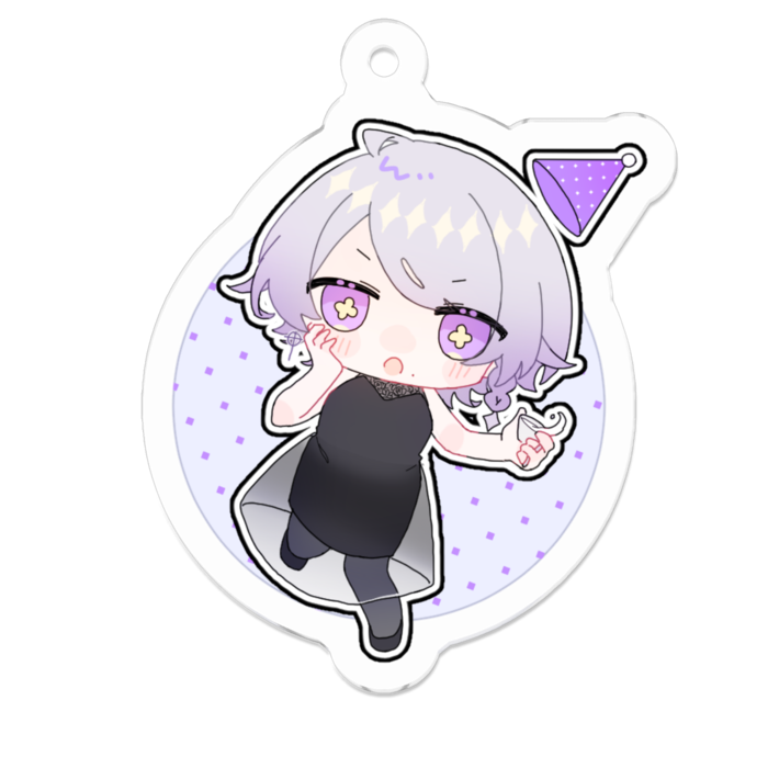 アクリルキーホルダー - 50 x 50 (mm)