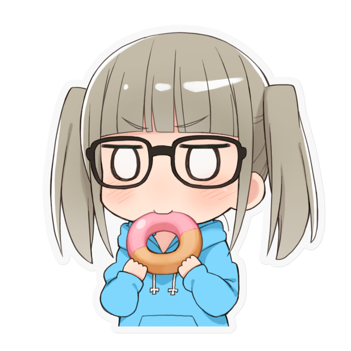 ステッカー - 100 x 100 (mm)