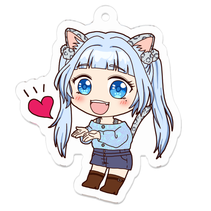 支援用：アクリルキーホルダー - 50 x 50 (mm)(1)