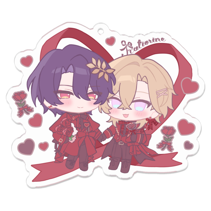 アクリルキーホルダー - 70 x 70 (mm)