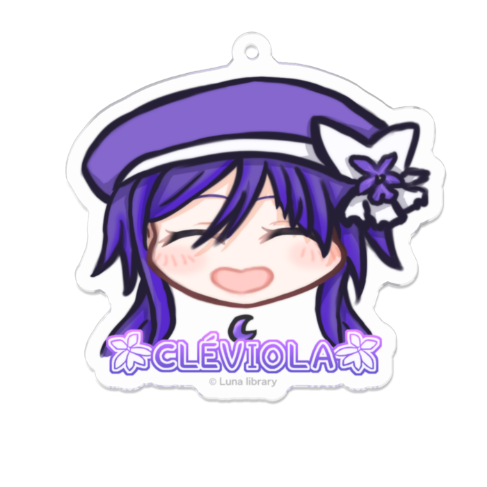 アクリルキーホルダー（コーティング） - 70 x 70 (mm)