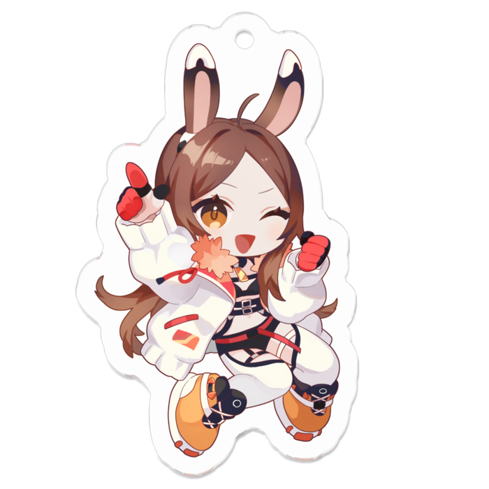 アクリルキーホルダー - 50 x 50 (mm)