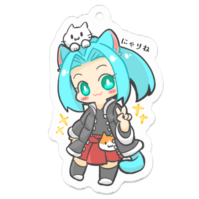 アクリルキーホルダー - 50 x 50 (mm)