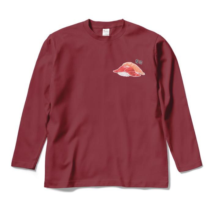 ロングスリーブTシャツ - M - バーガンディ