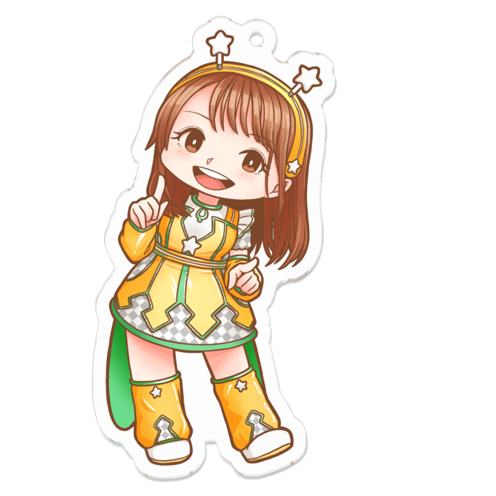 アクリルキーホルダー - 70 x 70 (mm)